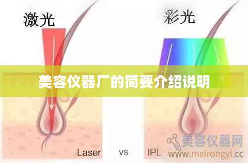 美容仪器厂的简要介绍说明