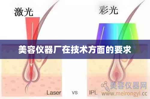 美容仪器厂在技术方面的要求