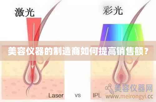 美容仪器的制造商如何提高销售额？