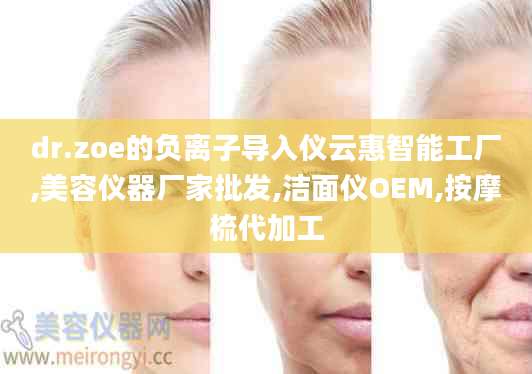 dr.zoe的负离子导入仪云惠智能工厂,美容仪器厂家批发,洁面仪OEM,按摩梳代加工