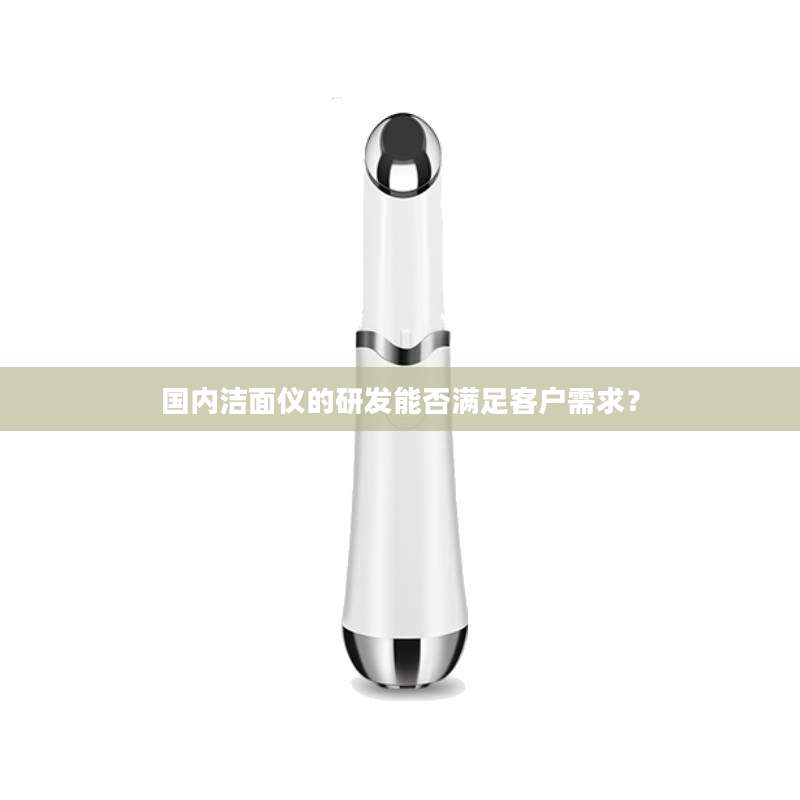 国内洁面仪的研发能否满足客户需求？