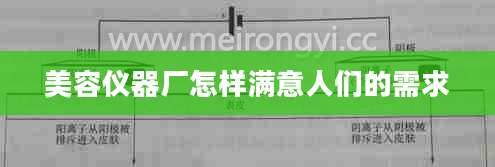 美容仪器厂怎样满意人们的需求