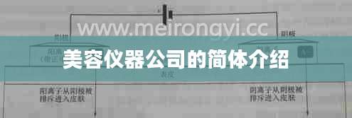 美容仪器公司的简体介绍