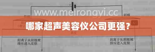 哪家超声美容仪公司更强？