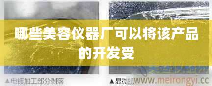 哪些美容仪器厂可以将该产品的开发受