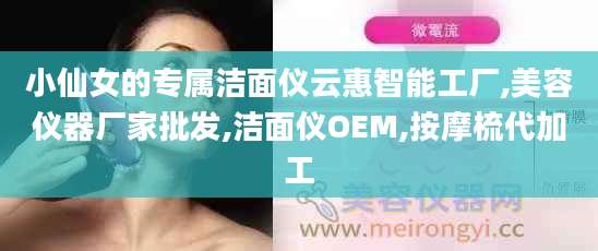 小仙女的专属洁面仪云惠智能工厂,美容仪器厂家批发,洁面仪OEM,按摩梳代加工