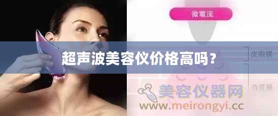 超声波美容仪价格高吗？